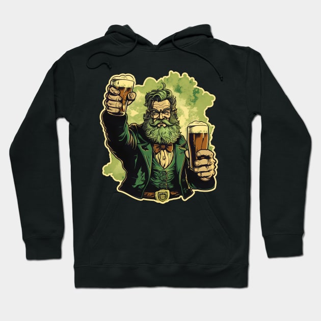 St. Patrick's Day Beer Hoodie by beangeerie